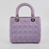 Christian Dior Medium Lady Dior Lambskin Lilac